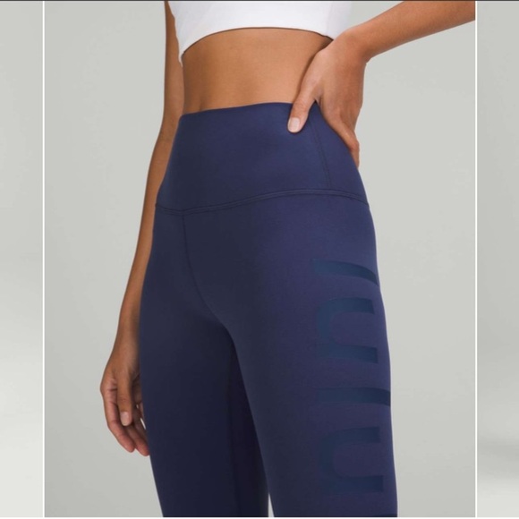 Lululemon Align High-Rise Pant 25" *Graphic Night Sea Size 4 W5EB7S - Picture 3 of 14